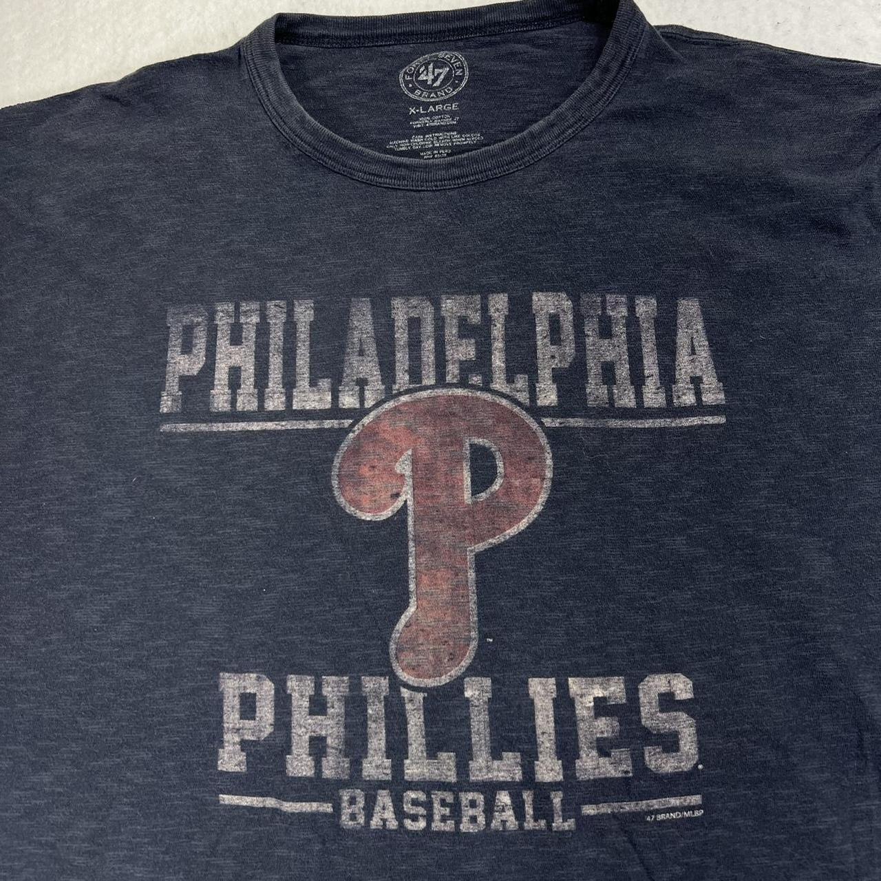 Brand New Philadelphia Phillies Full Zip Black - Depop