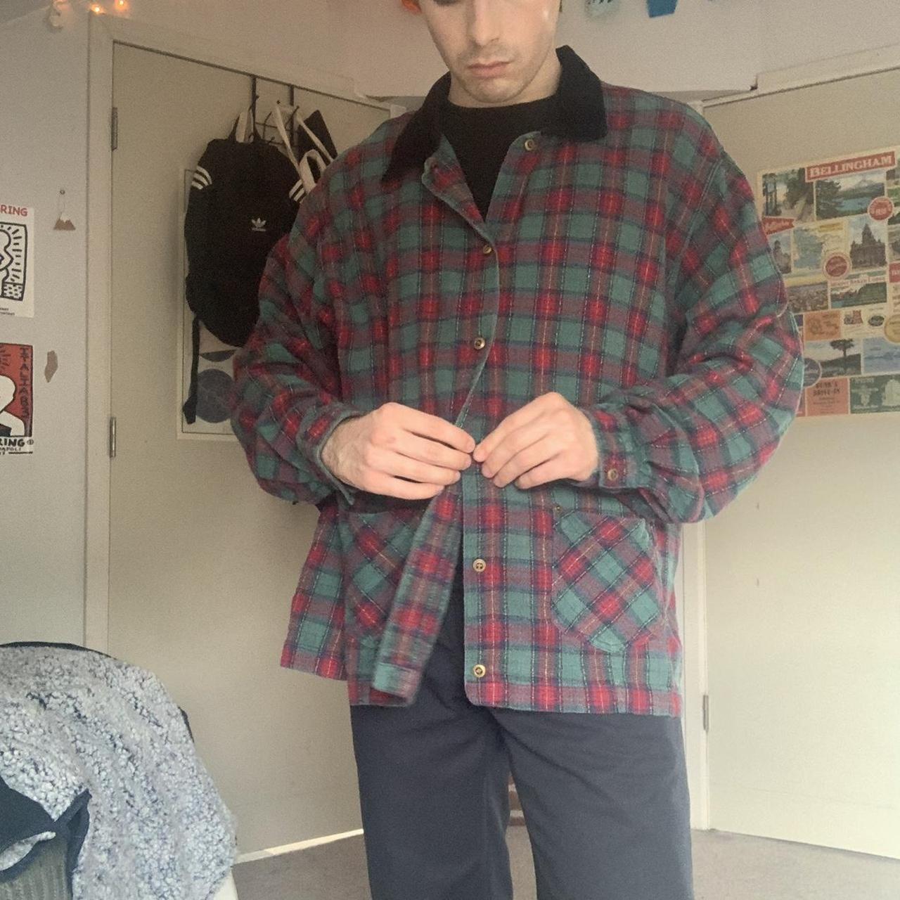 Product Image 1 - vintage multicolored red/green flannel with