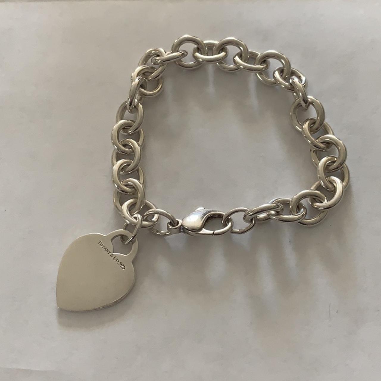 EUC Tiffany & Co. Heart Tag Charm Bracelet 🛍🌟pm me... - Depop