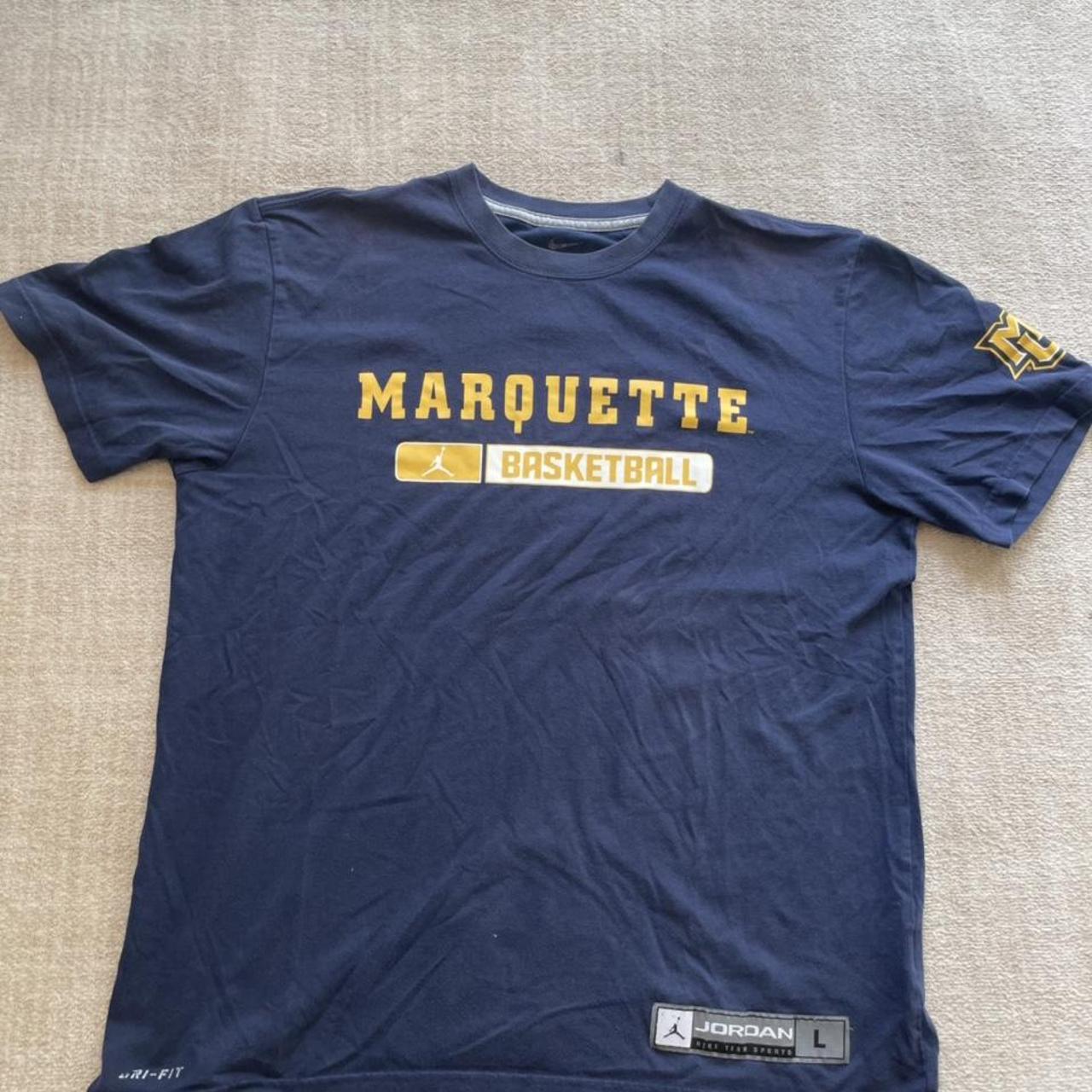 Jordan Marquette Basketball shirt. #marquette... - Depop