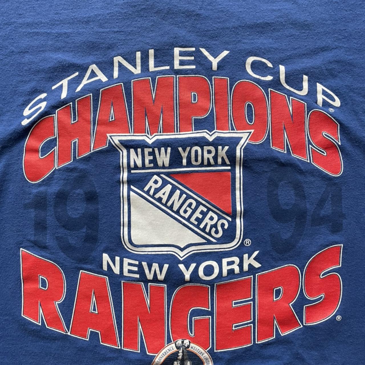 NEW YORK RANGERS VANCOUVER CANUCKS VINTAGE 1994 STANLEY CUP FINALS #1 -  Bucks County Baseball Co.