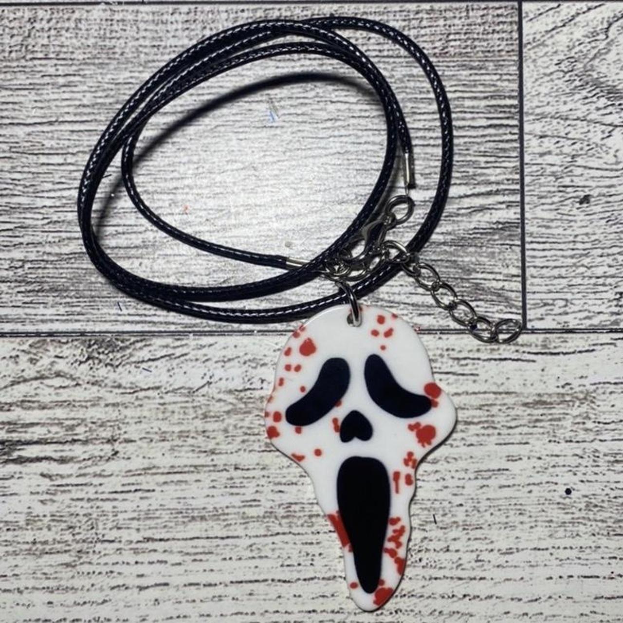 Scream Ghost Face Friendship Necklaces SET OF 2. - Etsy Australia