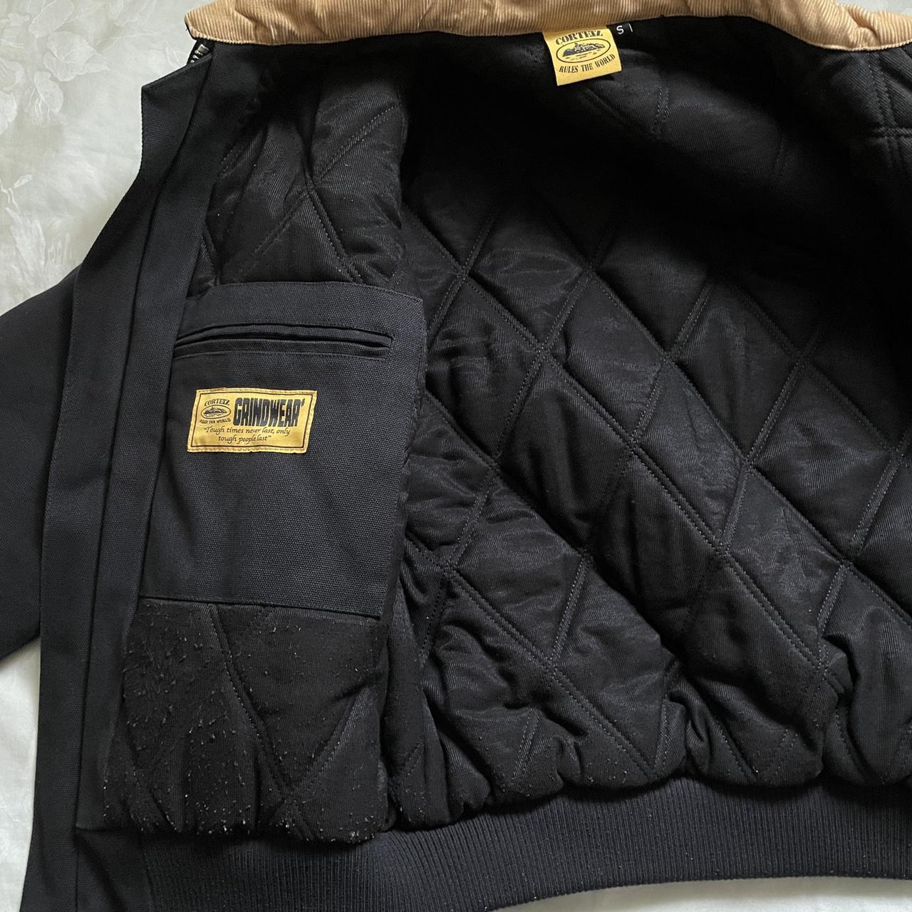 Corteiz Black Heavyweight Canvas Jacket Size... - Depop