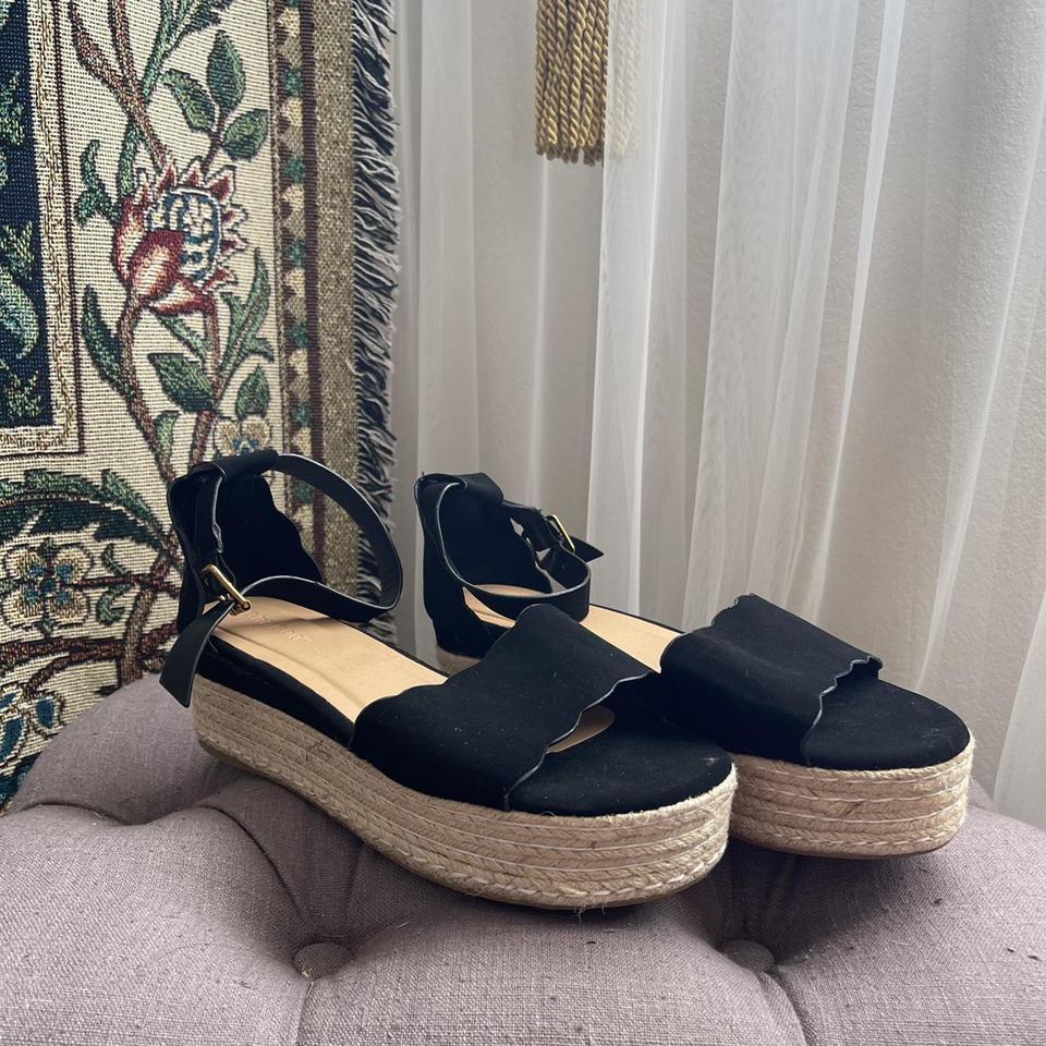 Bamboo hot sale espadrille wedge