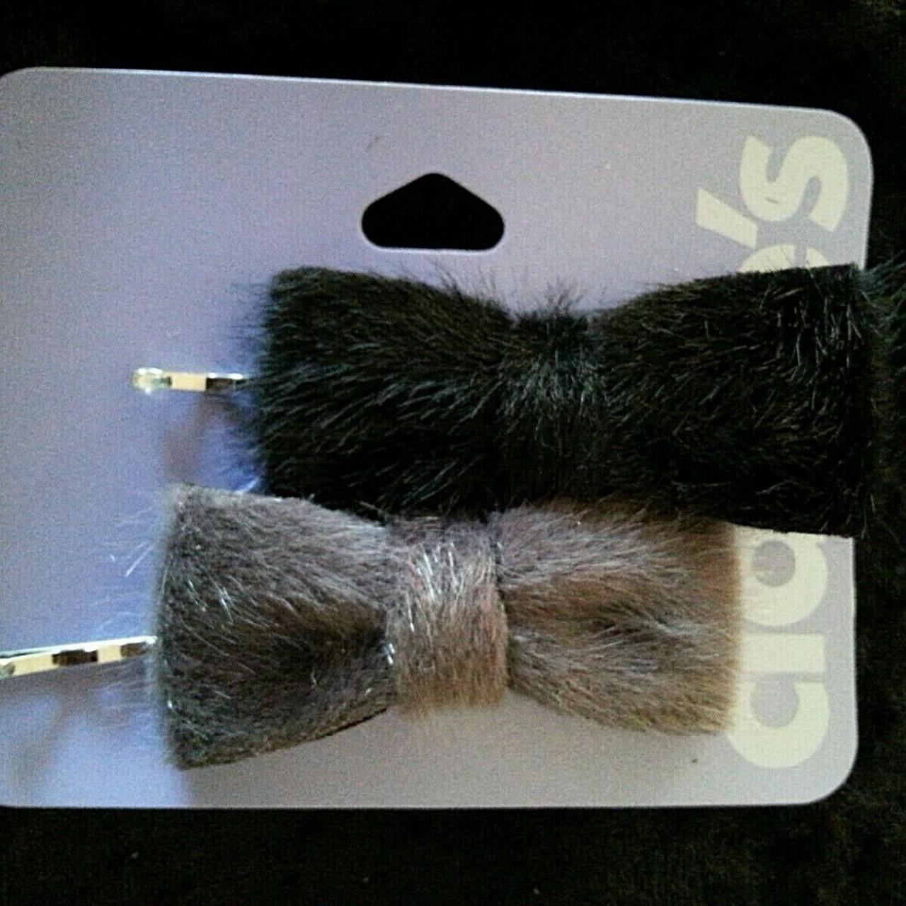 Claire's Women's Grey and Black Hairaccessories Depop