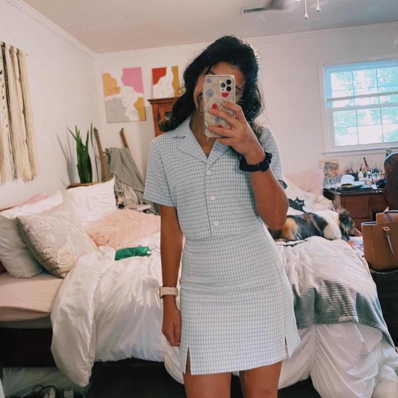 Brandy Melville Vivian top and Cara skirt set Never - Depop