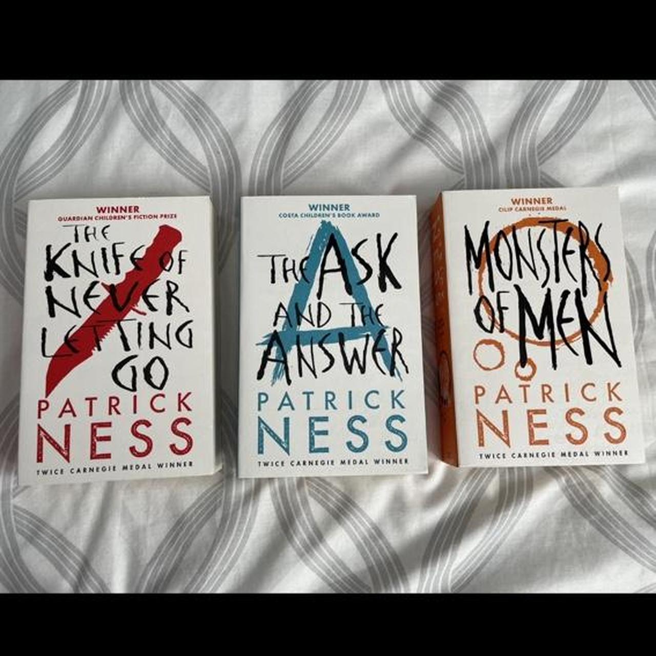 chaos walking trilogy by patrick ness includes: the... - Depop