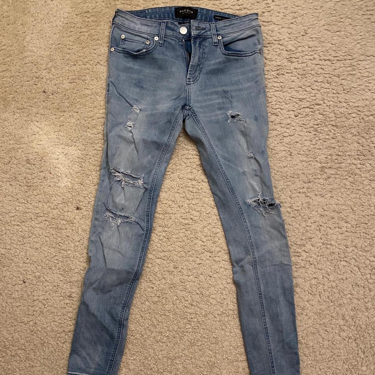 pacsun active stretch skinny jeans