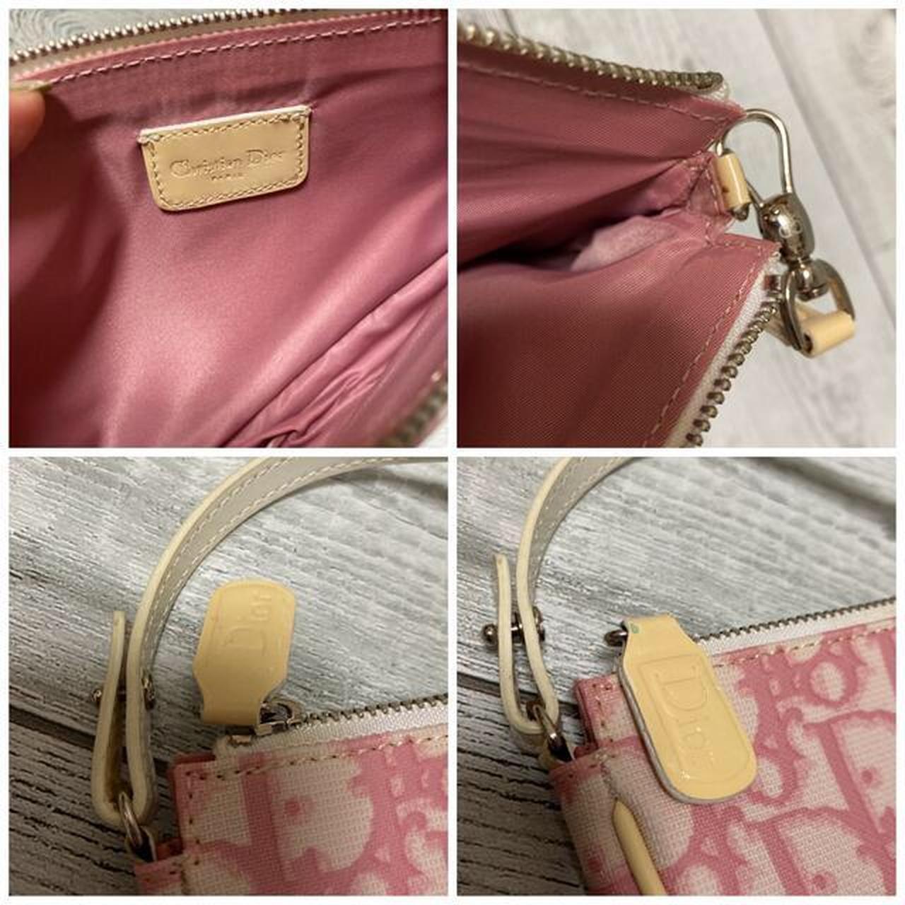 Vintage dior pink n.1 crossbody bag original pattern - Depop