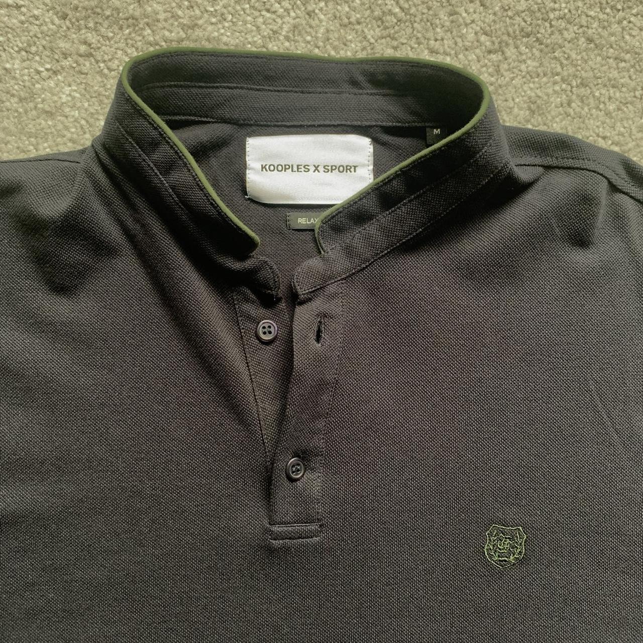 The Kooples x Sport Dark Navy long-sleeve polo with... - Depop