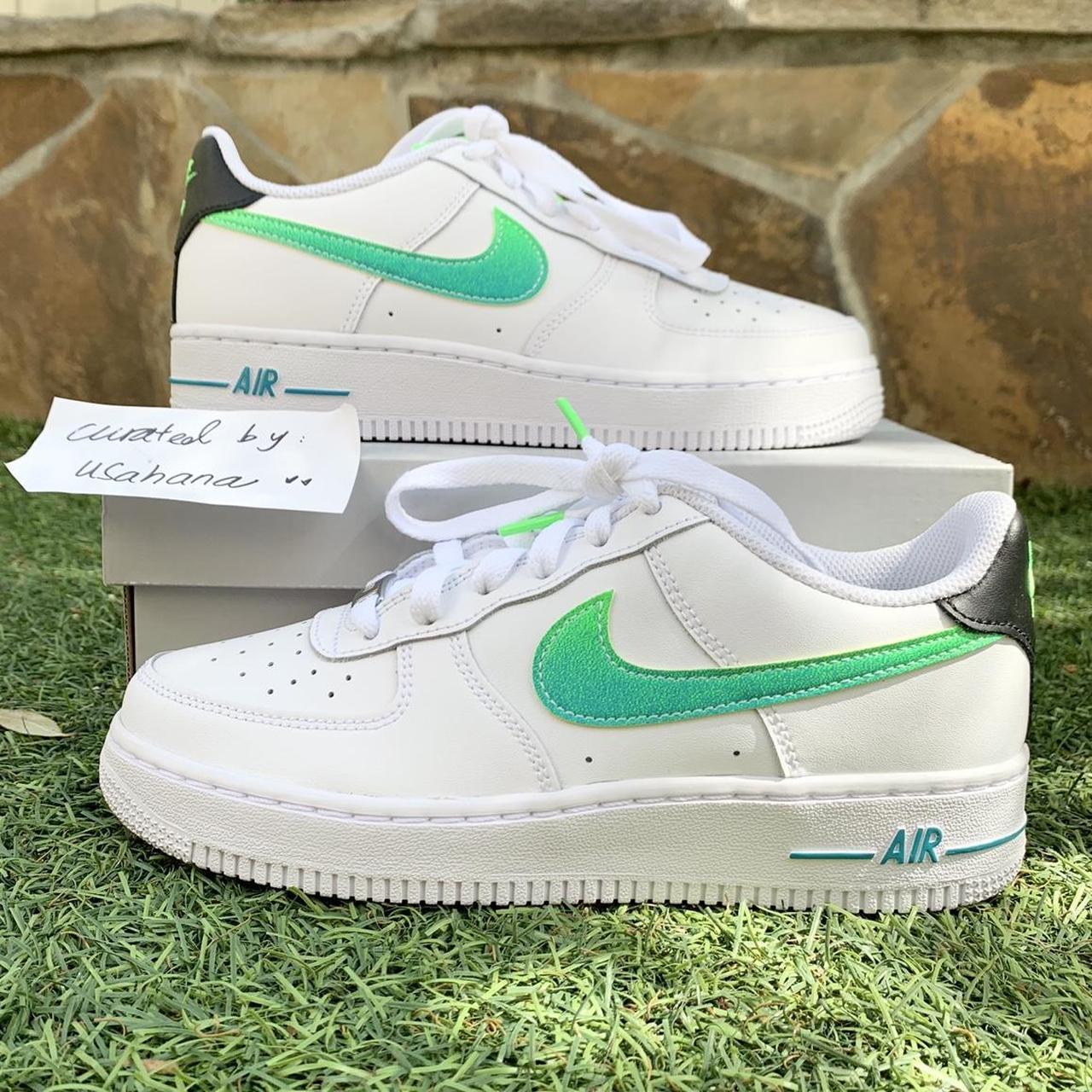 nike air force one lime green