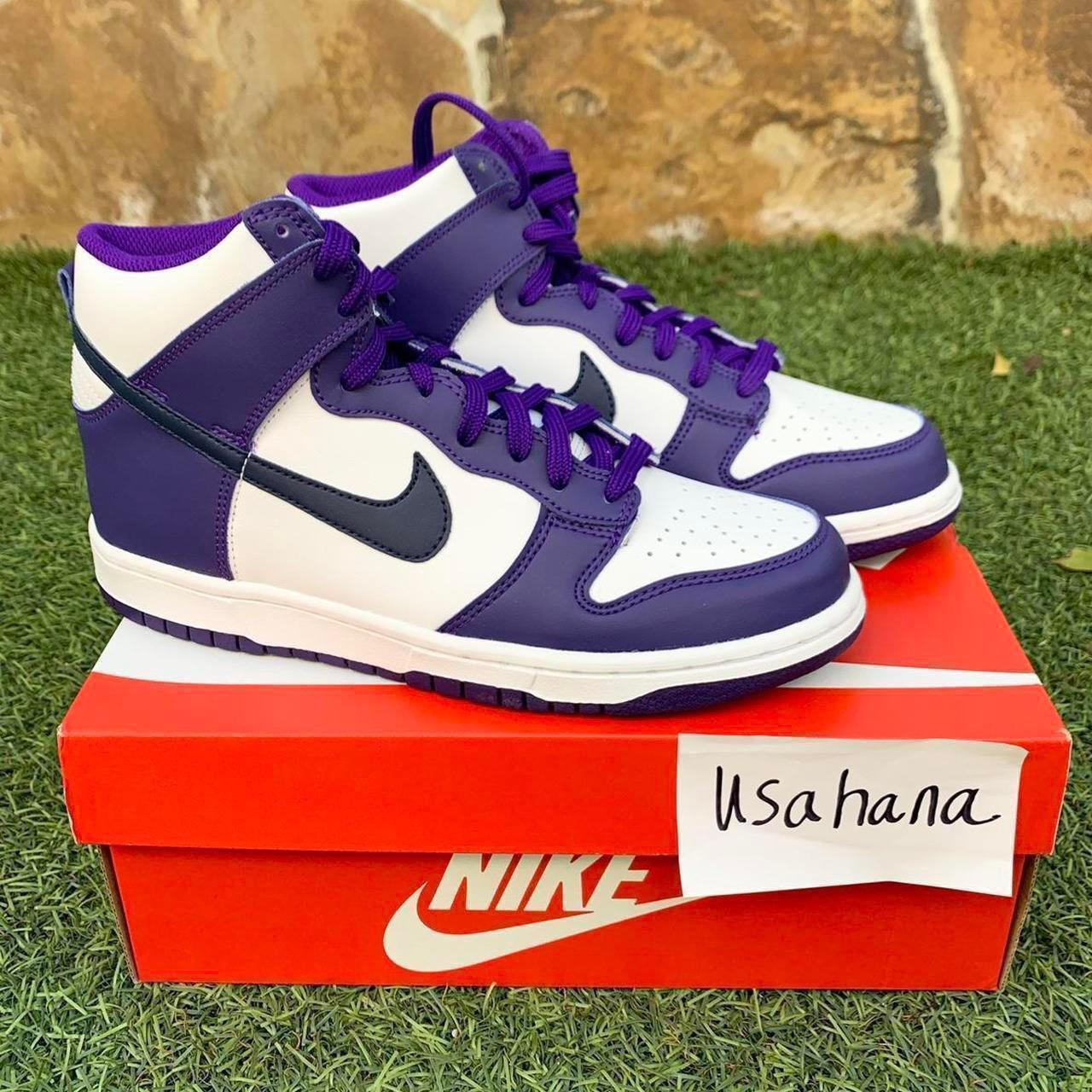 Product Image 2 - Nike dunk high GS purple