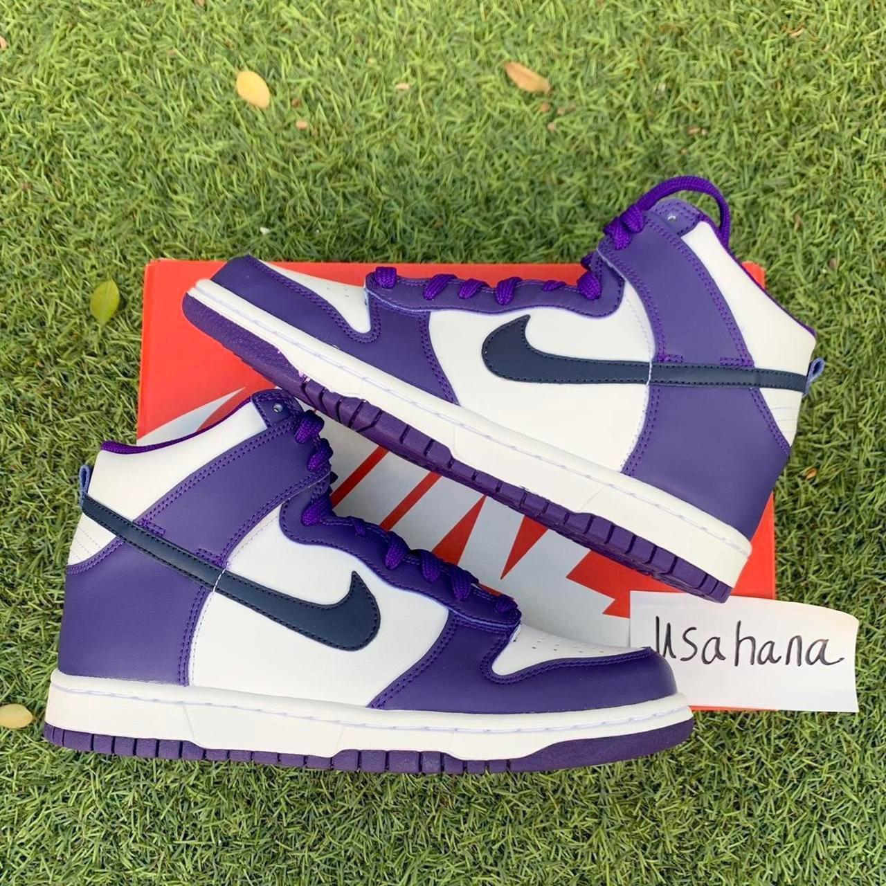 Product Image 1 - Nike dunk high GS purple