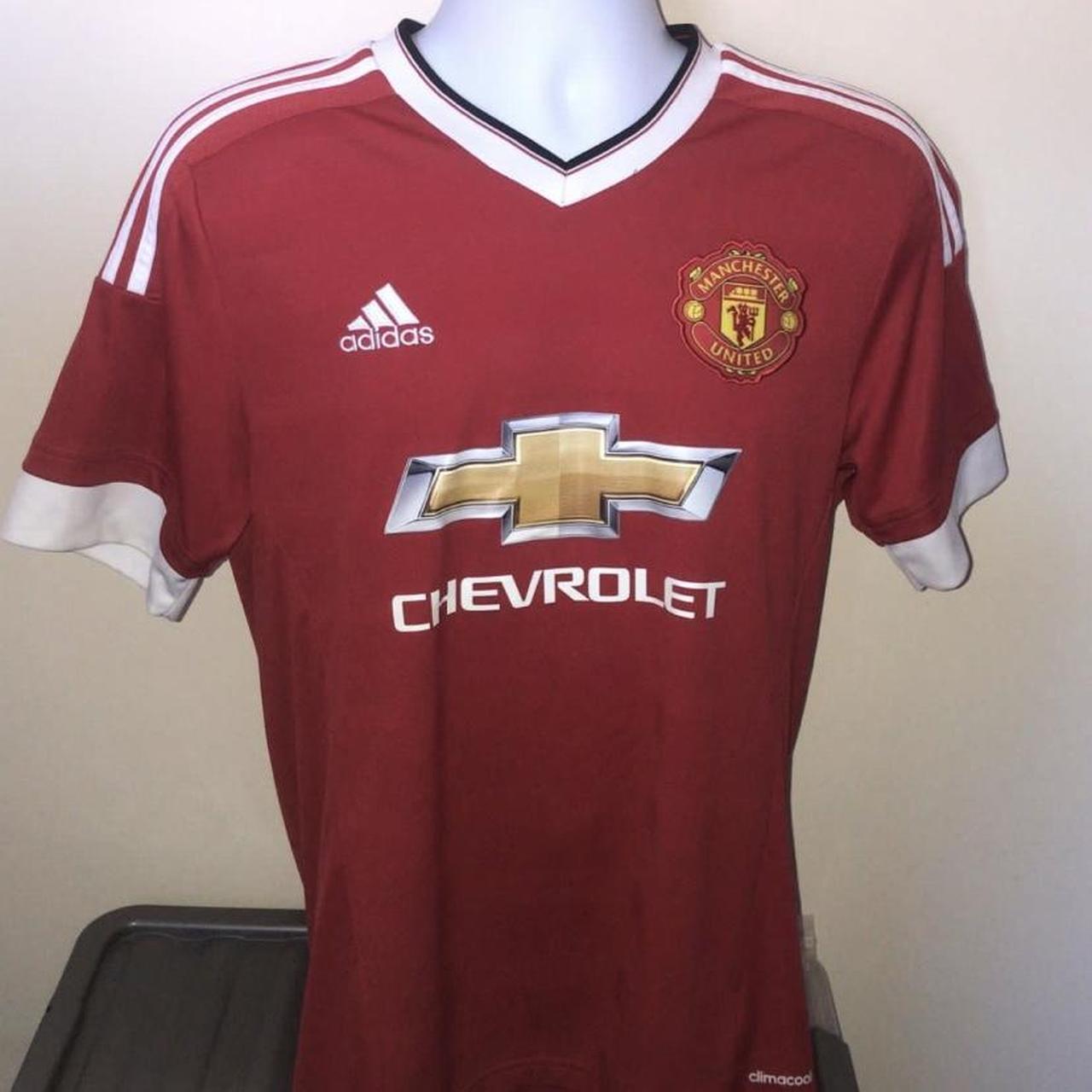 Manchester United Football Shirt Home 2015/16 Mens... - Depop