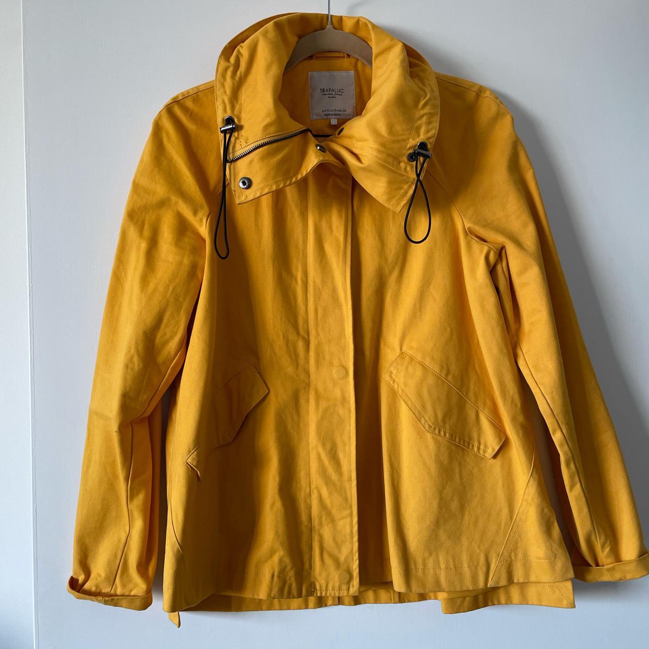 Zara Women's Yellow Coat | Depop