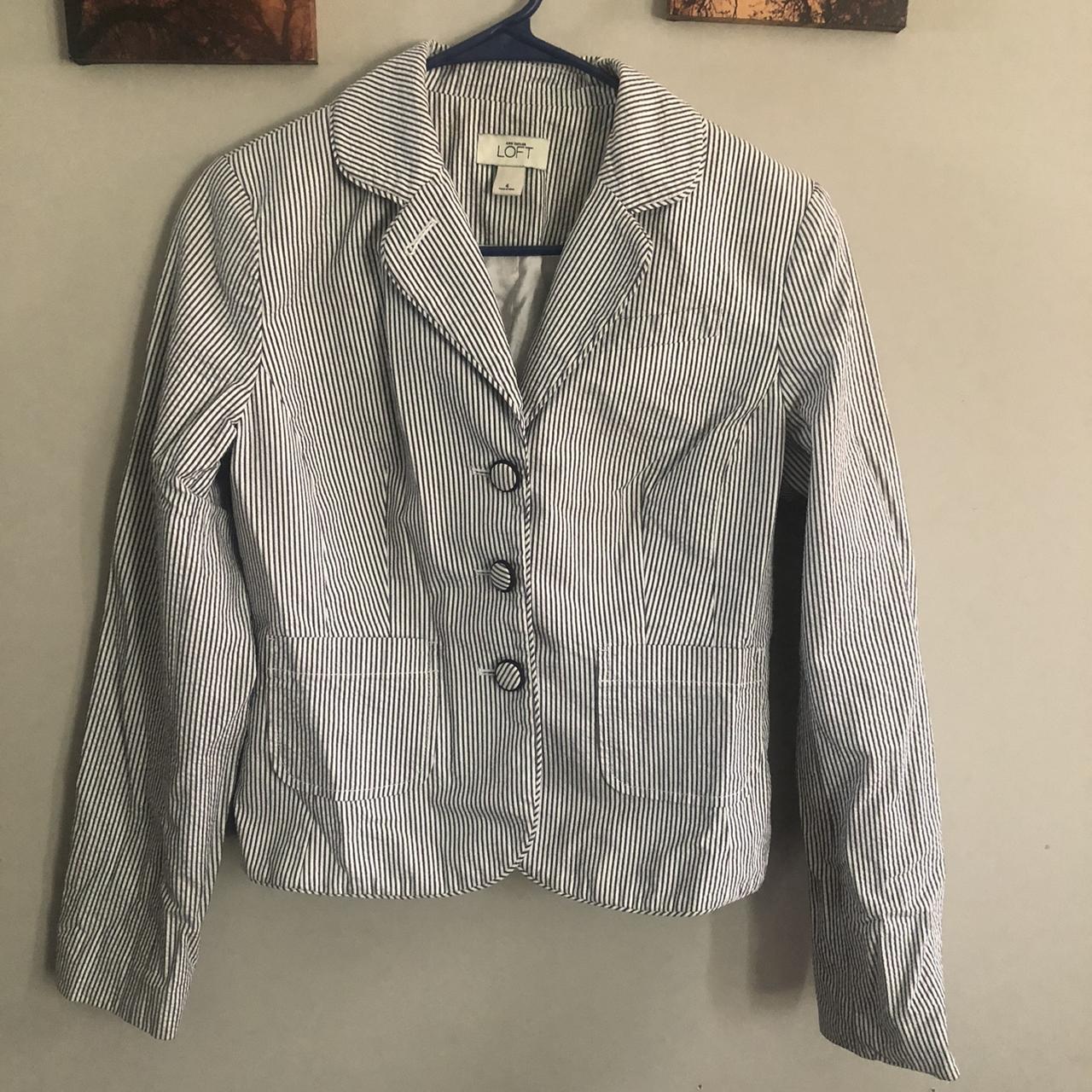 White blazer clearance loft