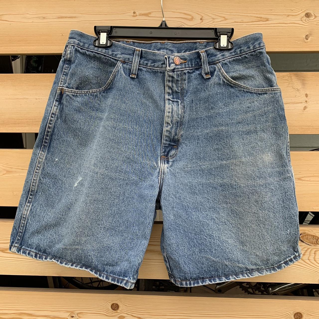 rustler denim shorts