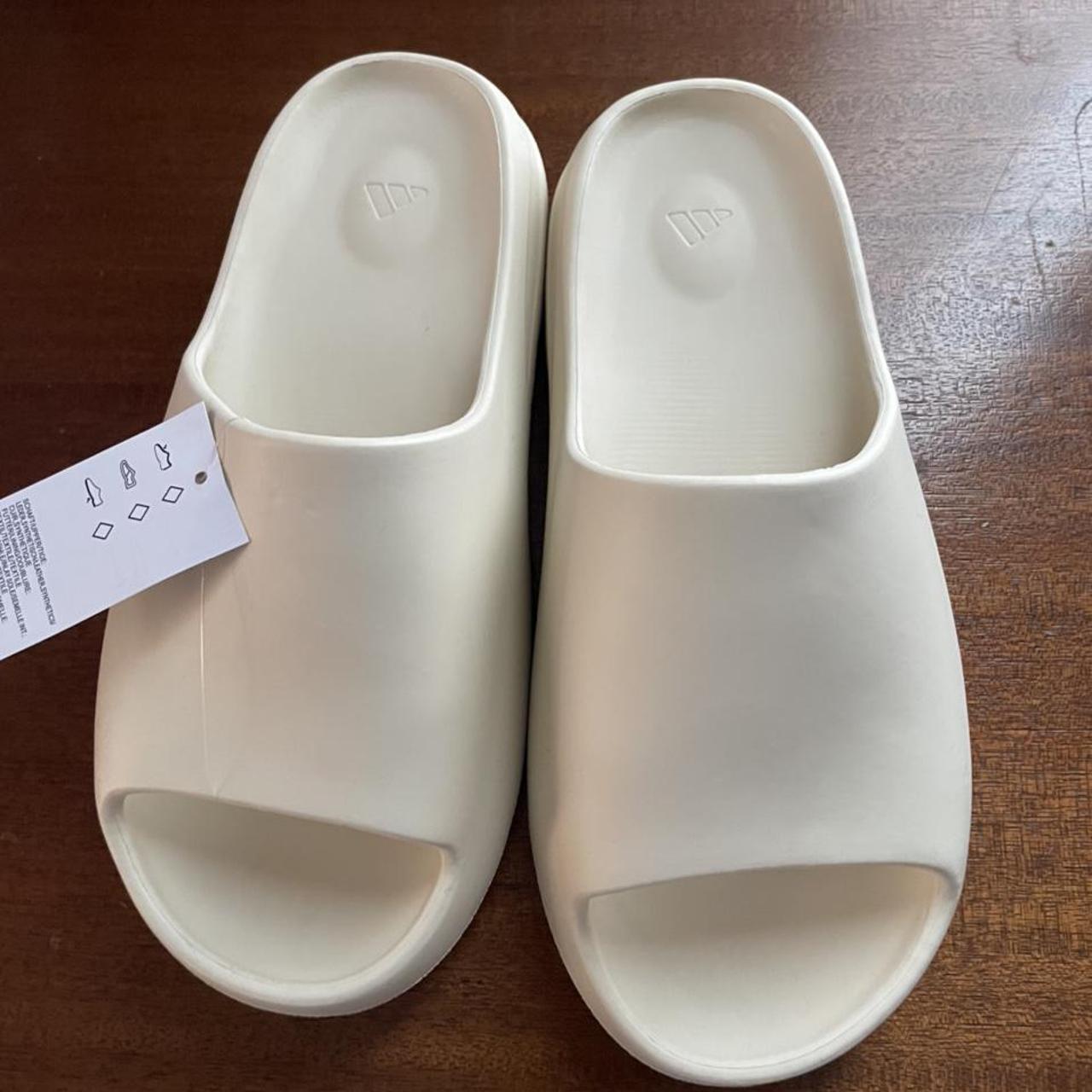 Yeezy bone slides🦴 Description: I ordered the pair... - Depop