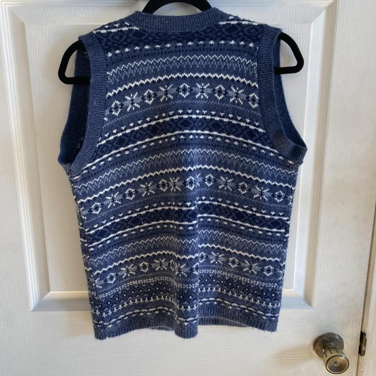 Carly Blake vintage blue sweater vest. Cute... - Depop