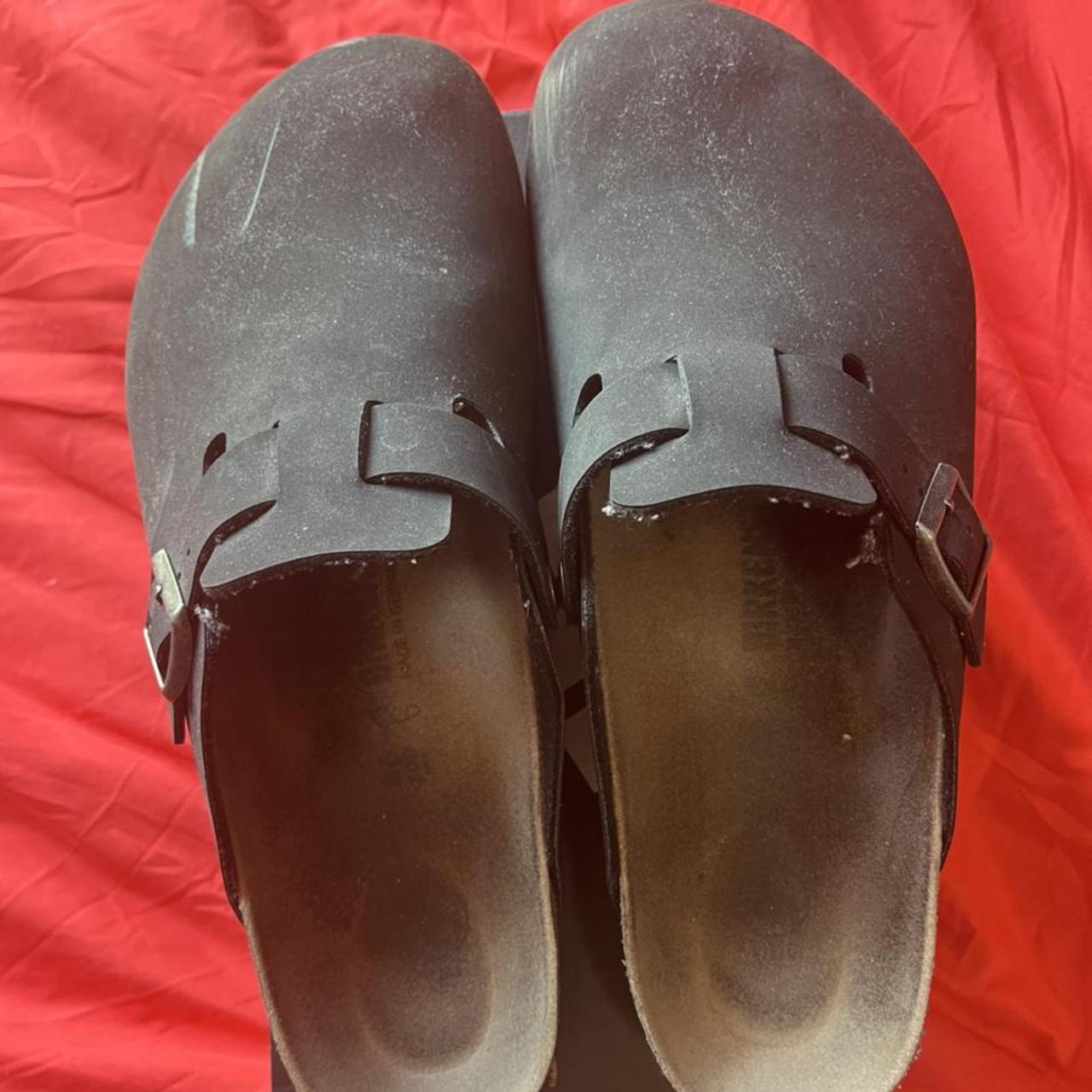mens black plastic birkenstocks