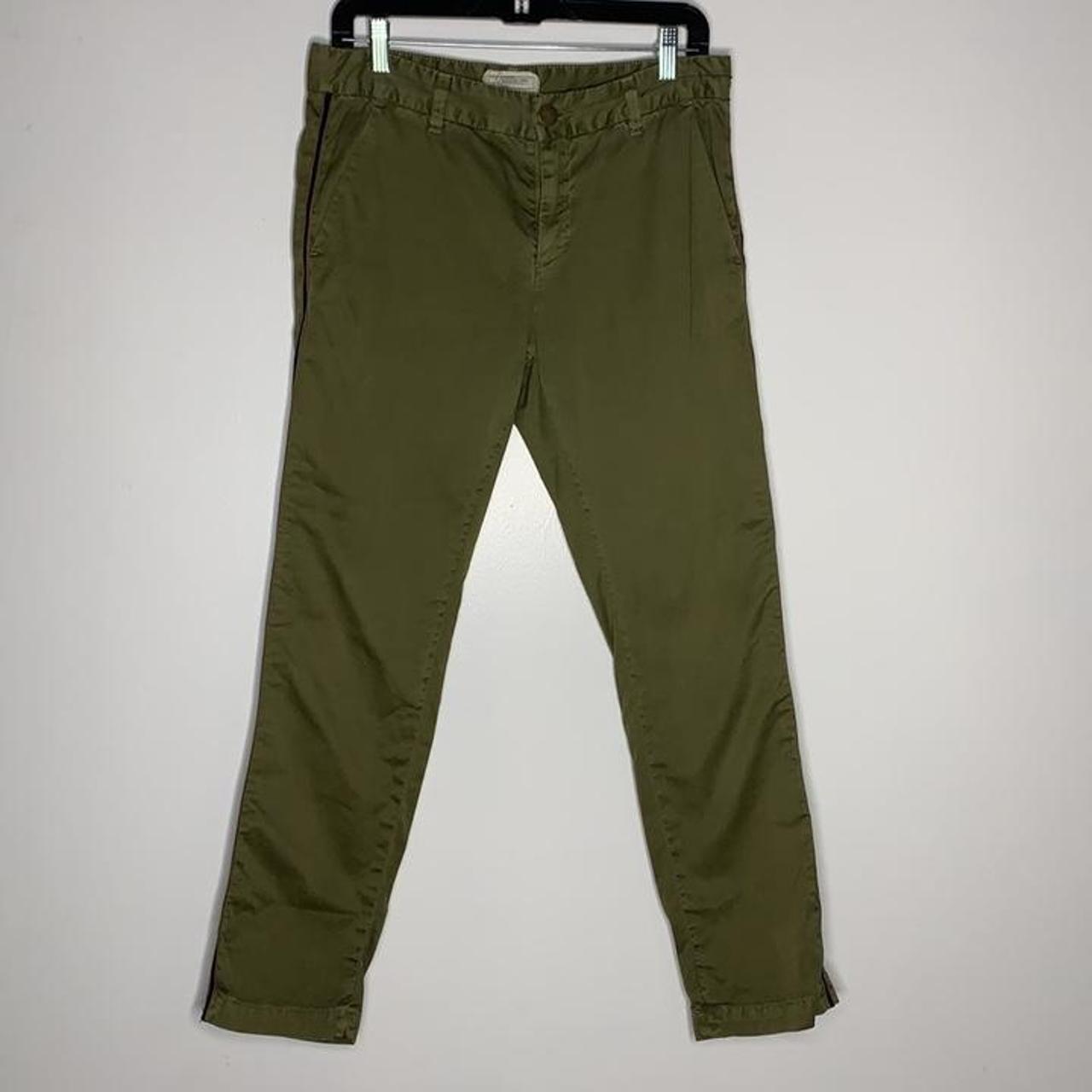 Current/Elliot The Buddy Trouser Army Green Very... - Depop