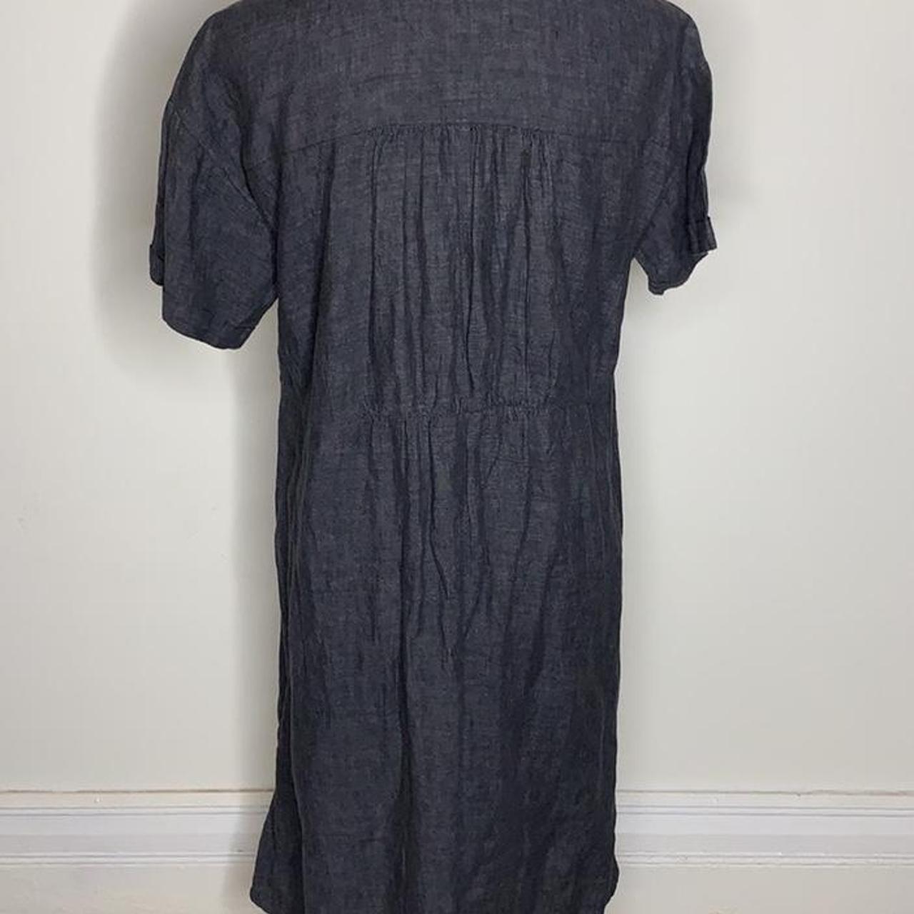 Eileen Fisher Organic Linen Button Front Shirt - Depop