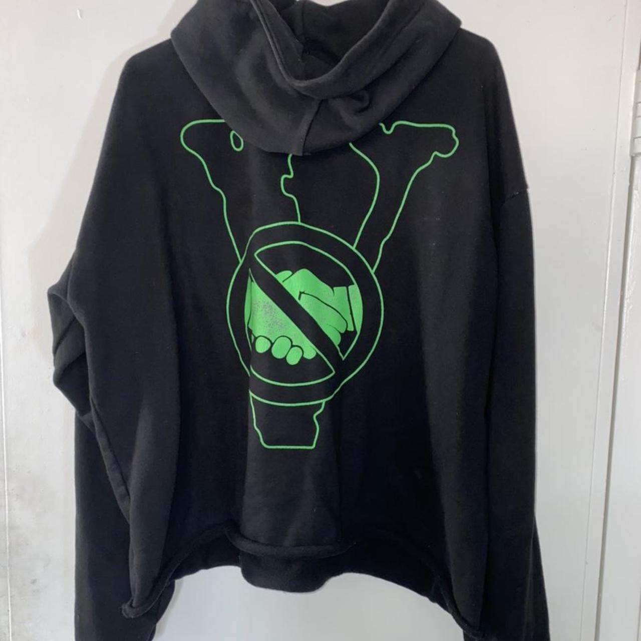 Black ALIEN Hoodie Size: Small - Depop