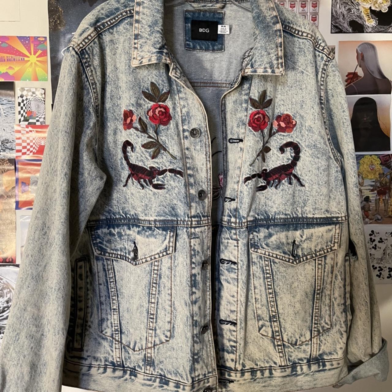 BDG Western Denim Jacket (Hole at the Elbow, can be... - Depop