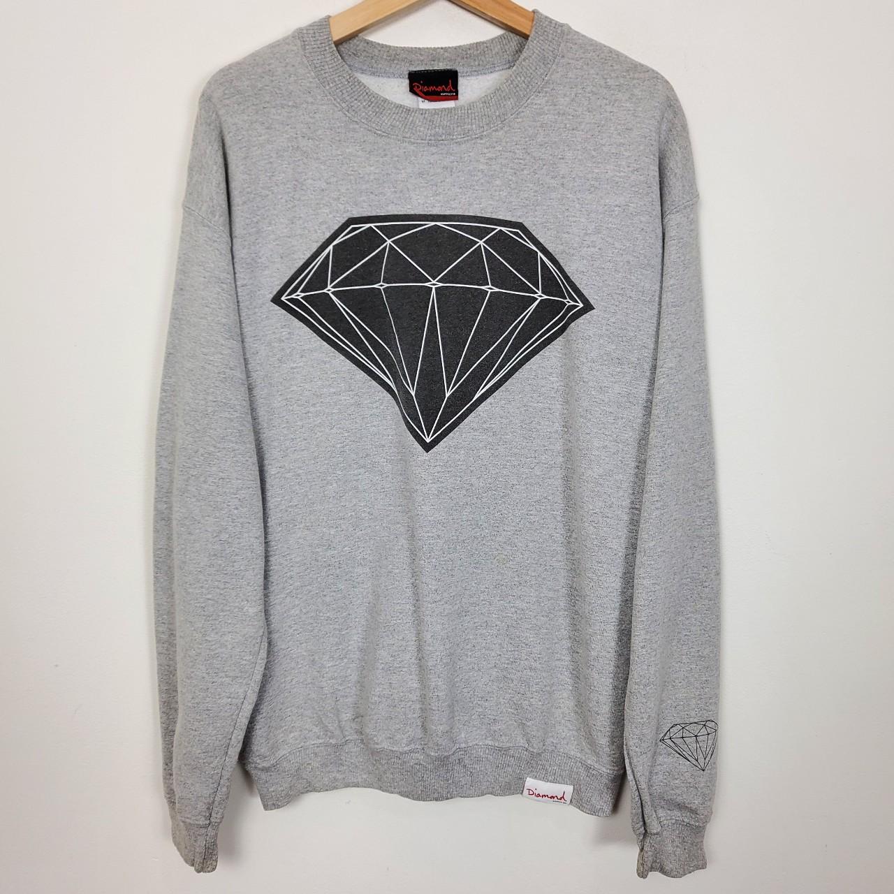 Vintage Diamond sweatshirt Tagged Size M Width 55. Depop