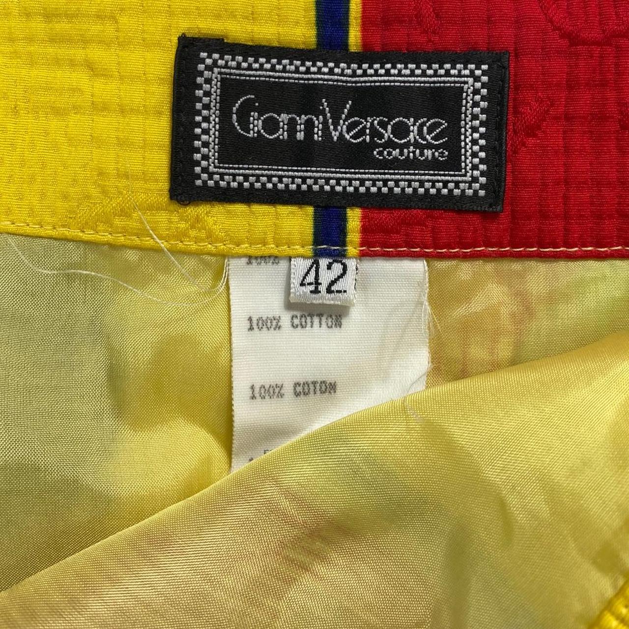 Vintage Gianni Versace Heel Shoe Print Skirt. Super... - Depop