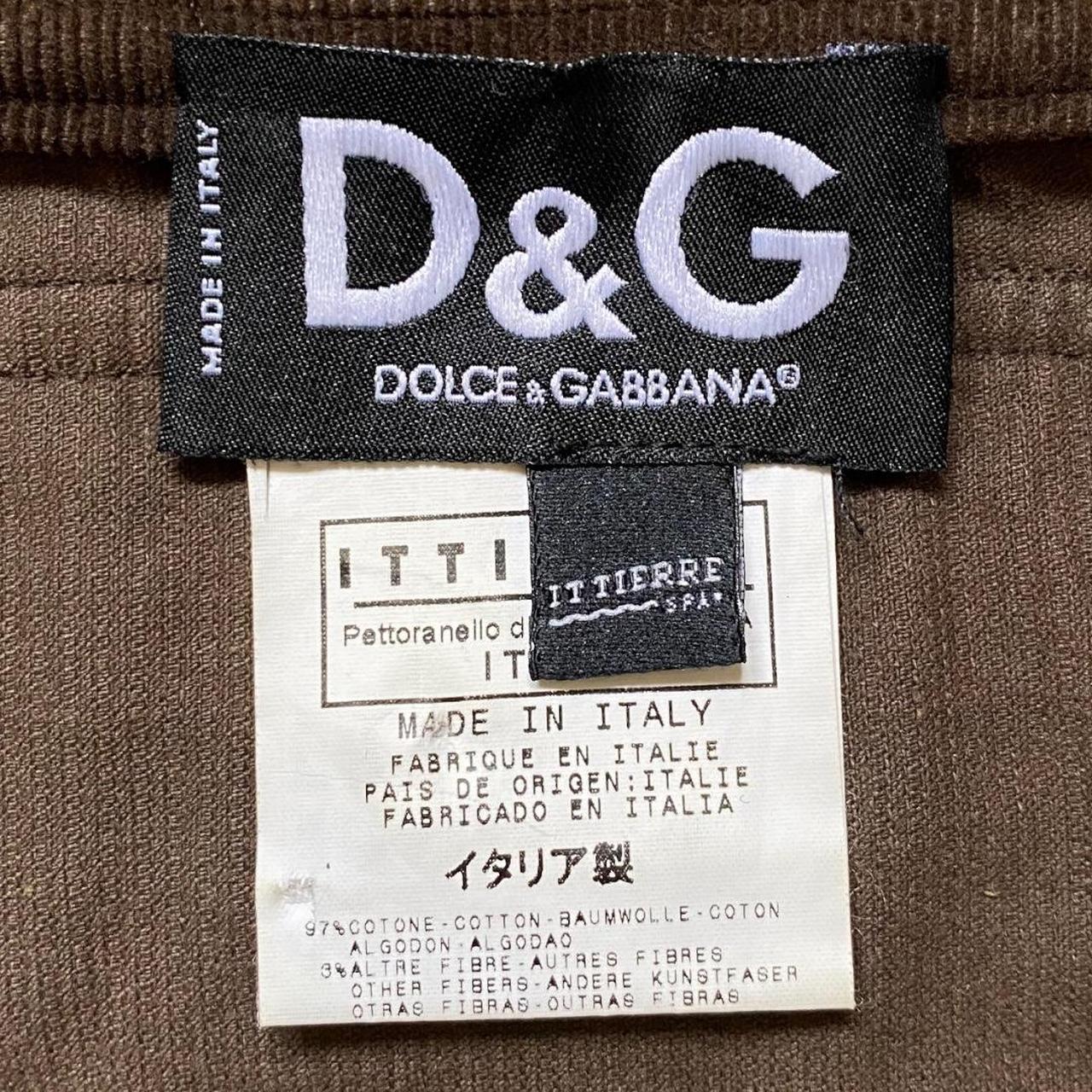 2000s Dolce and Gabbana D&G Corduroy Corset Top.... - Depop