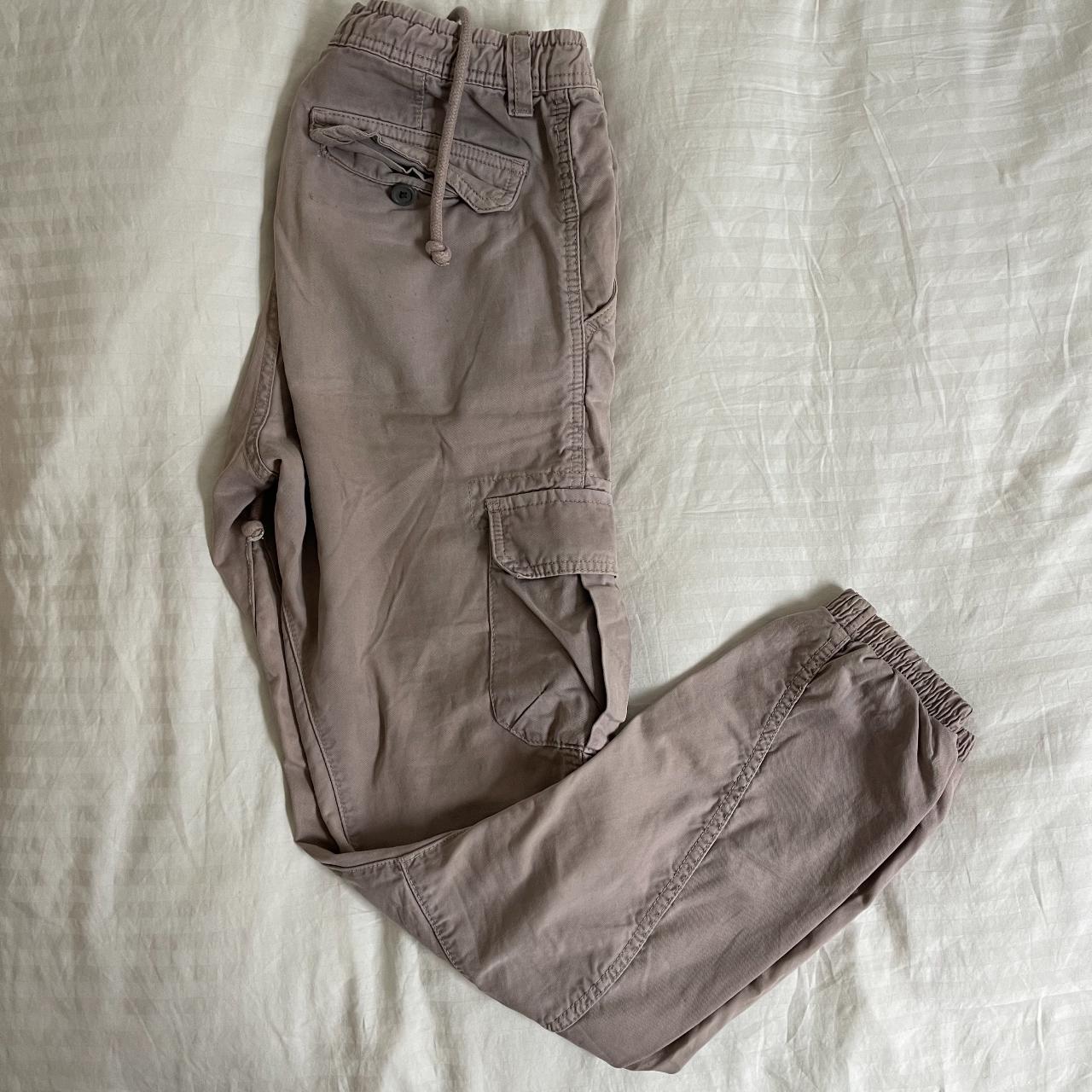 Grey Cargo Pants from Urban Classics Condition 8/10... - Depop