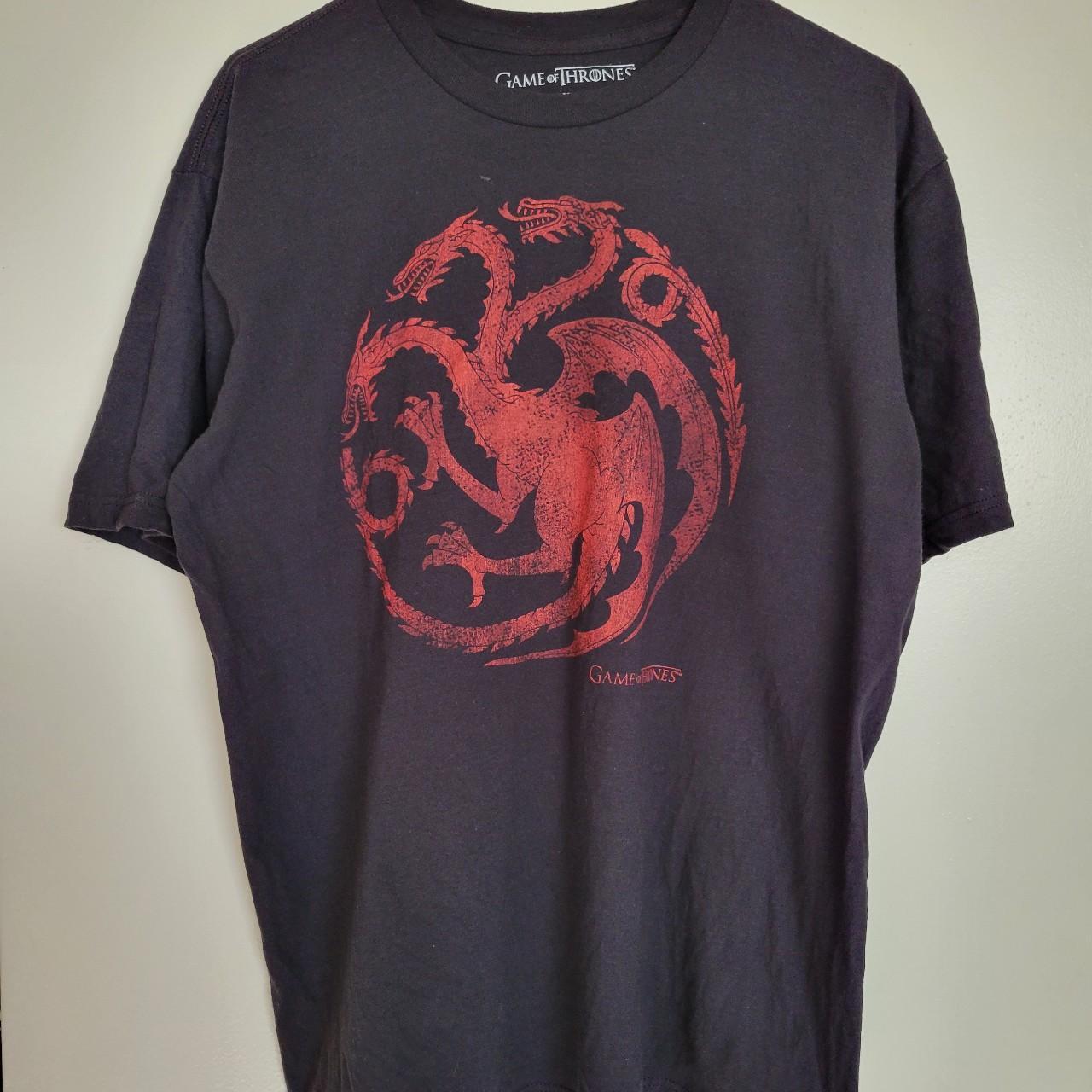 Game Of Thrones House Targaryen T Shirt Sized Depop