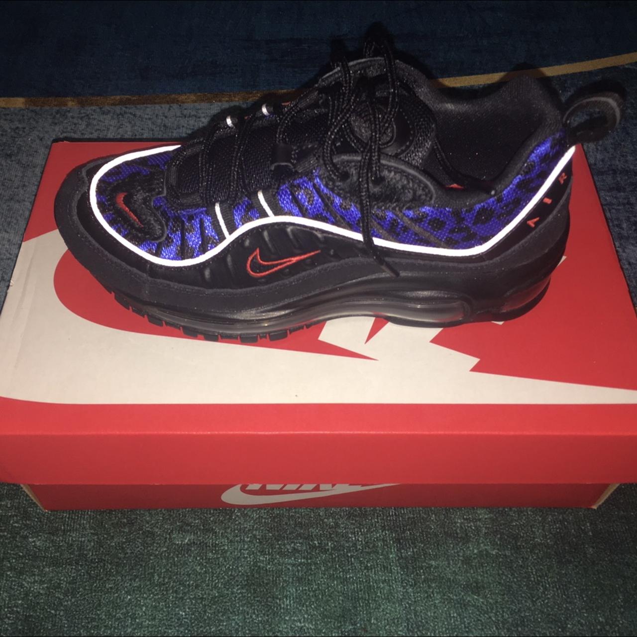 Air max 98 outlet 'black leopard' women's