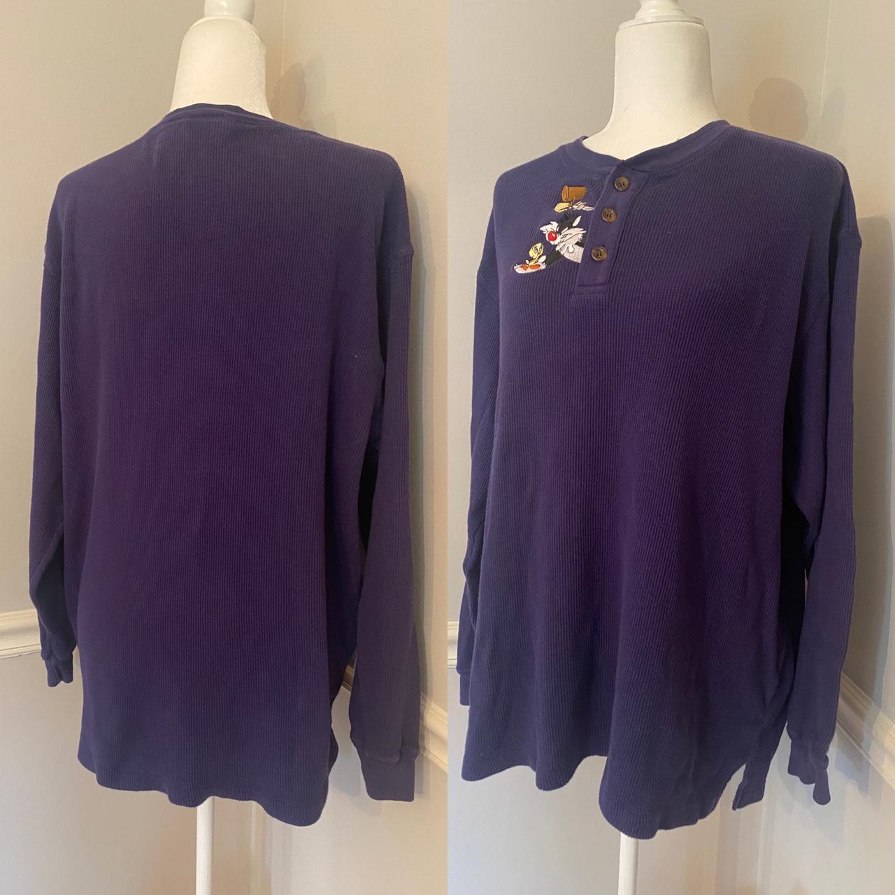 Looney Tunes Men's Navy and Yellow Nightwear Depop