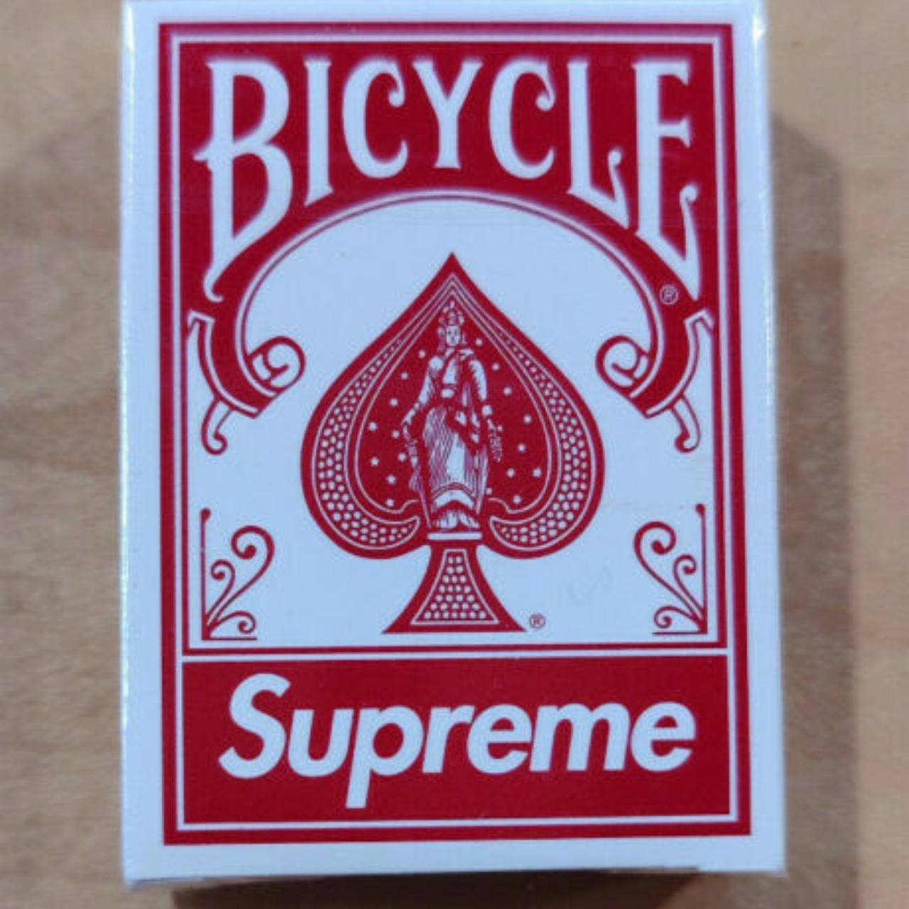 Supreme bicycle discount clear playing cards