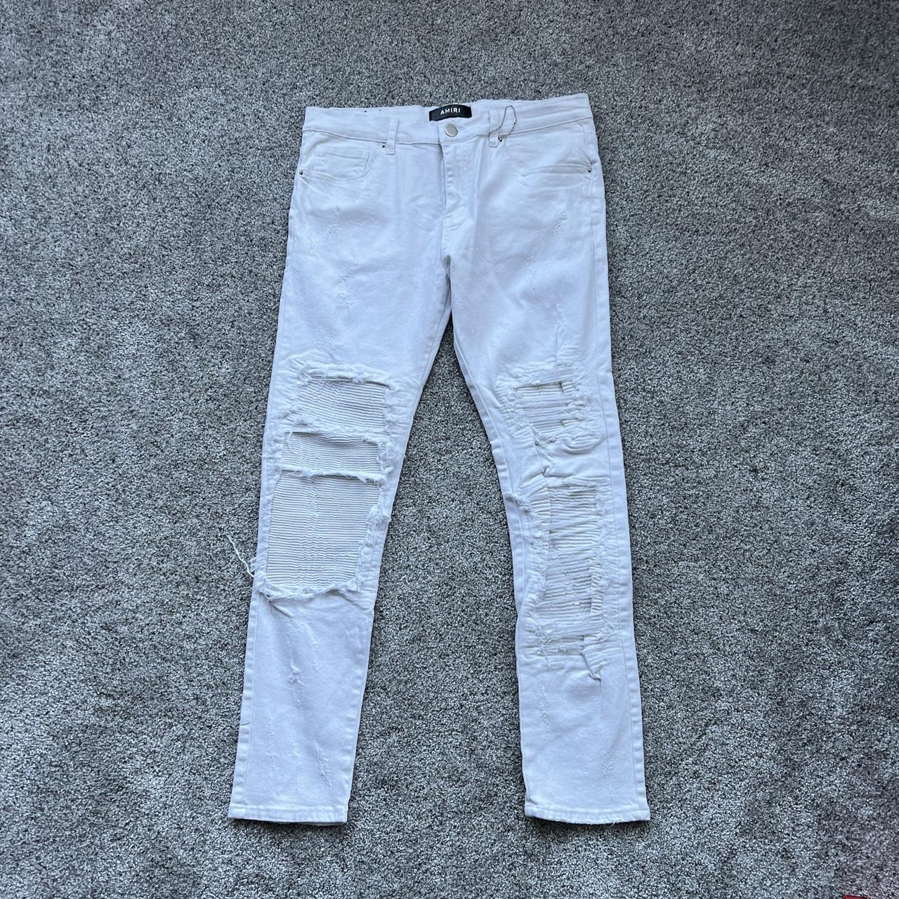 Product Image 1 - Amiri White Stacked Skinny Jeans
