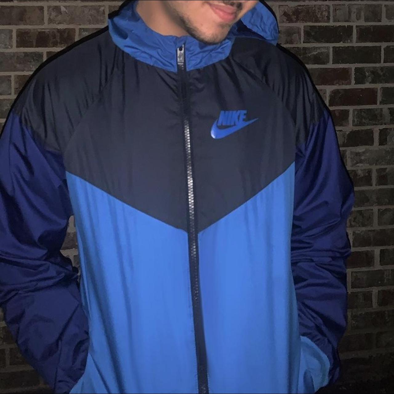 Nike windbreaker jacket Size XL in kids but could... Depop