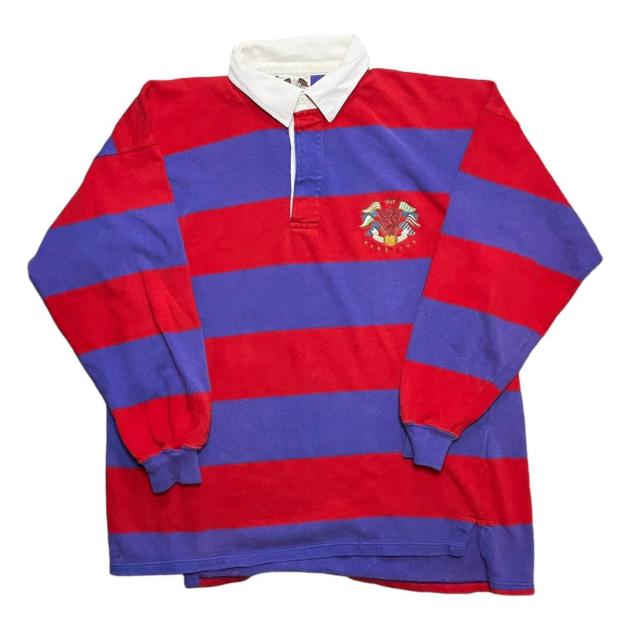 Vintage Rugby jersey Adult L 1985 rugby... Depop