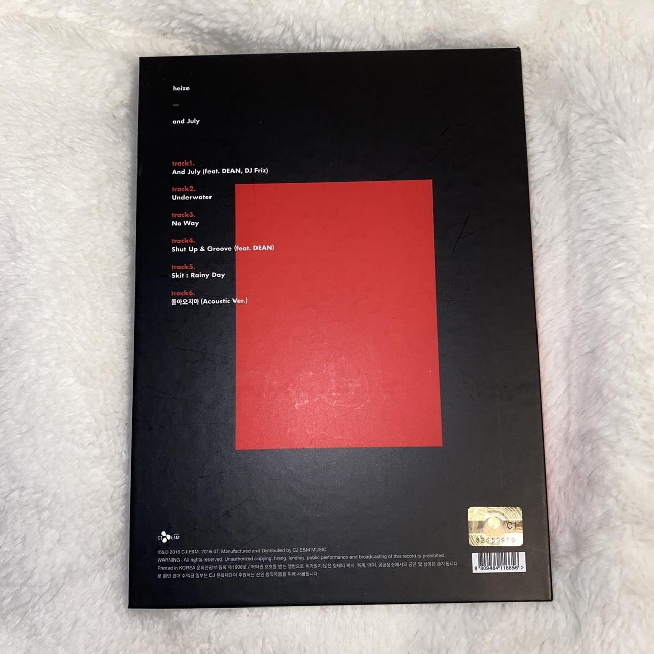 Heize - And July アルバム CD ヘイズ HEIZE - [AND JULY] (1st Mini Album) – kpopalbums.com