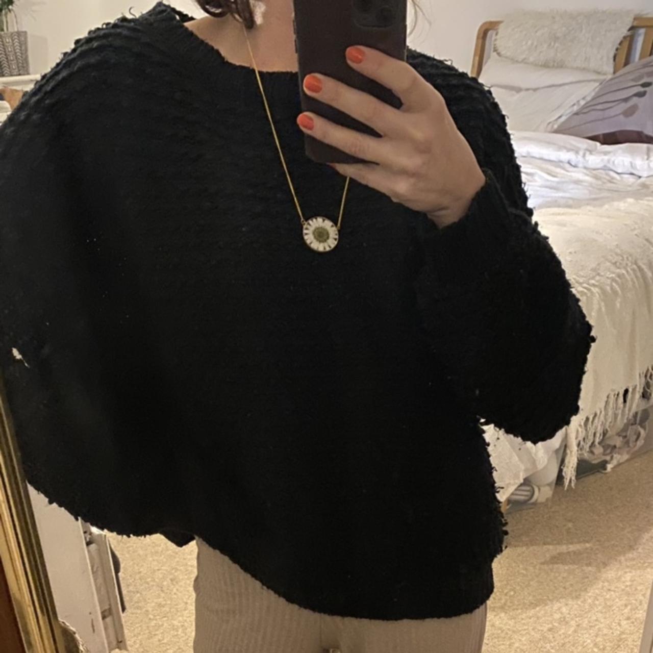 oversized black nike jumper