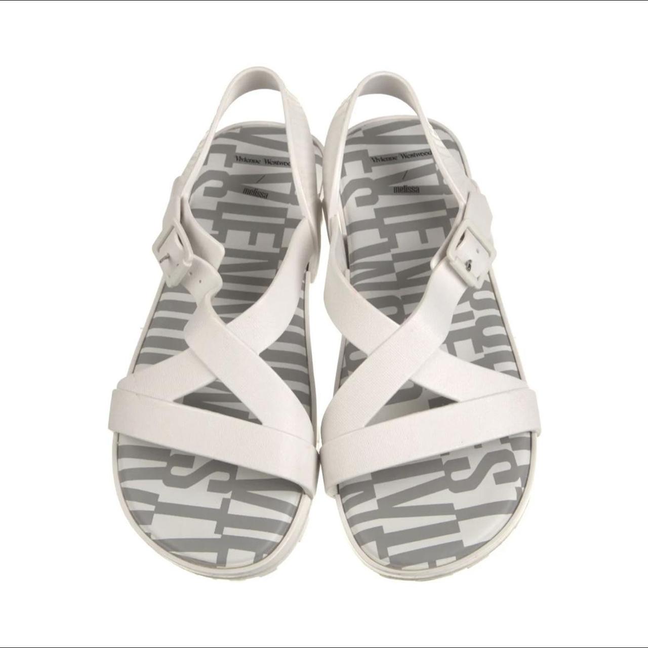 White vivienne hot sale westwood sandals