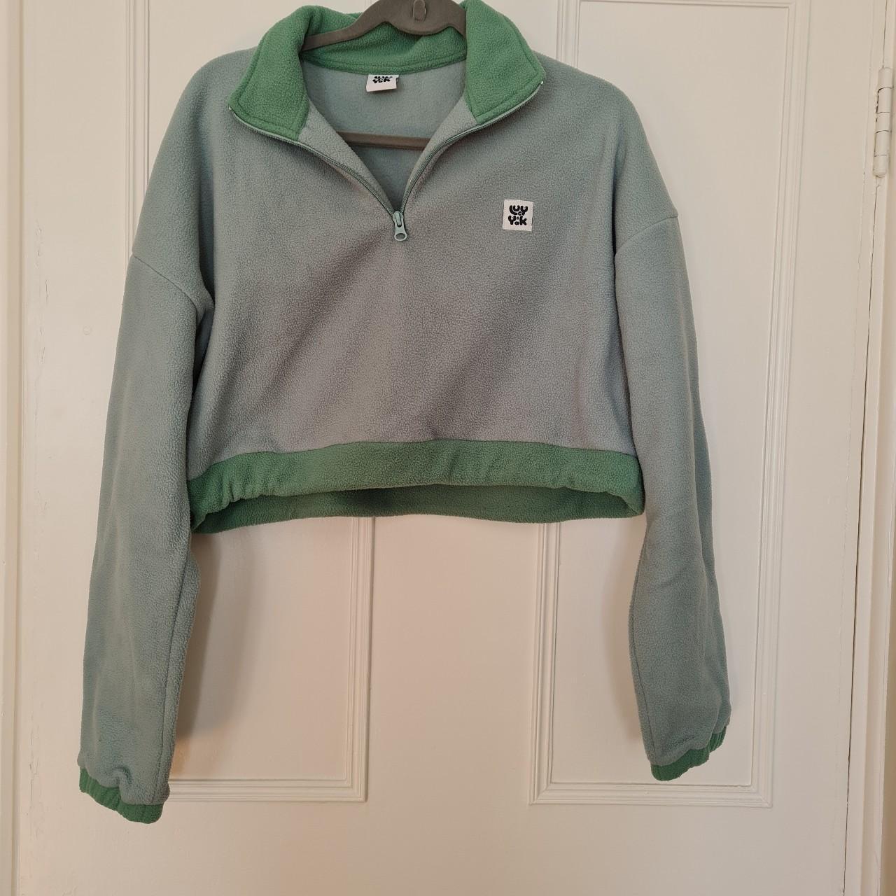 Medium Lucy&Yak cropped oversized Fleece with... Depop