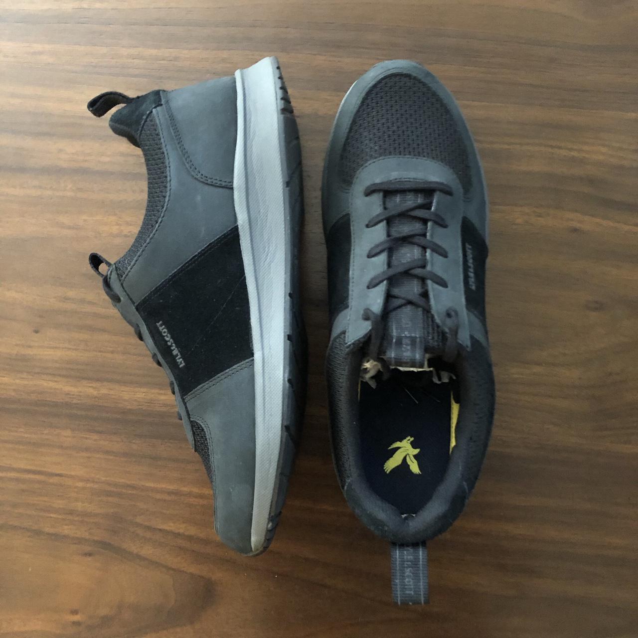 Lyle & Scott Runner Men’s UK11 Black nubuck and... - Depop