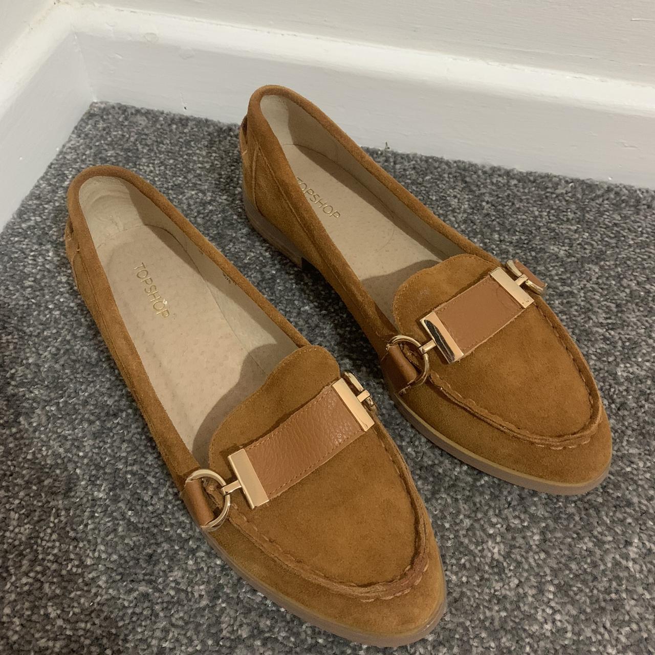 Topshop suede hot sale loafers