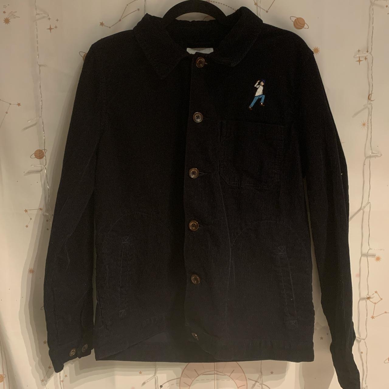 Product Image 1 - Percival Embroidered Navy Blue Button