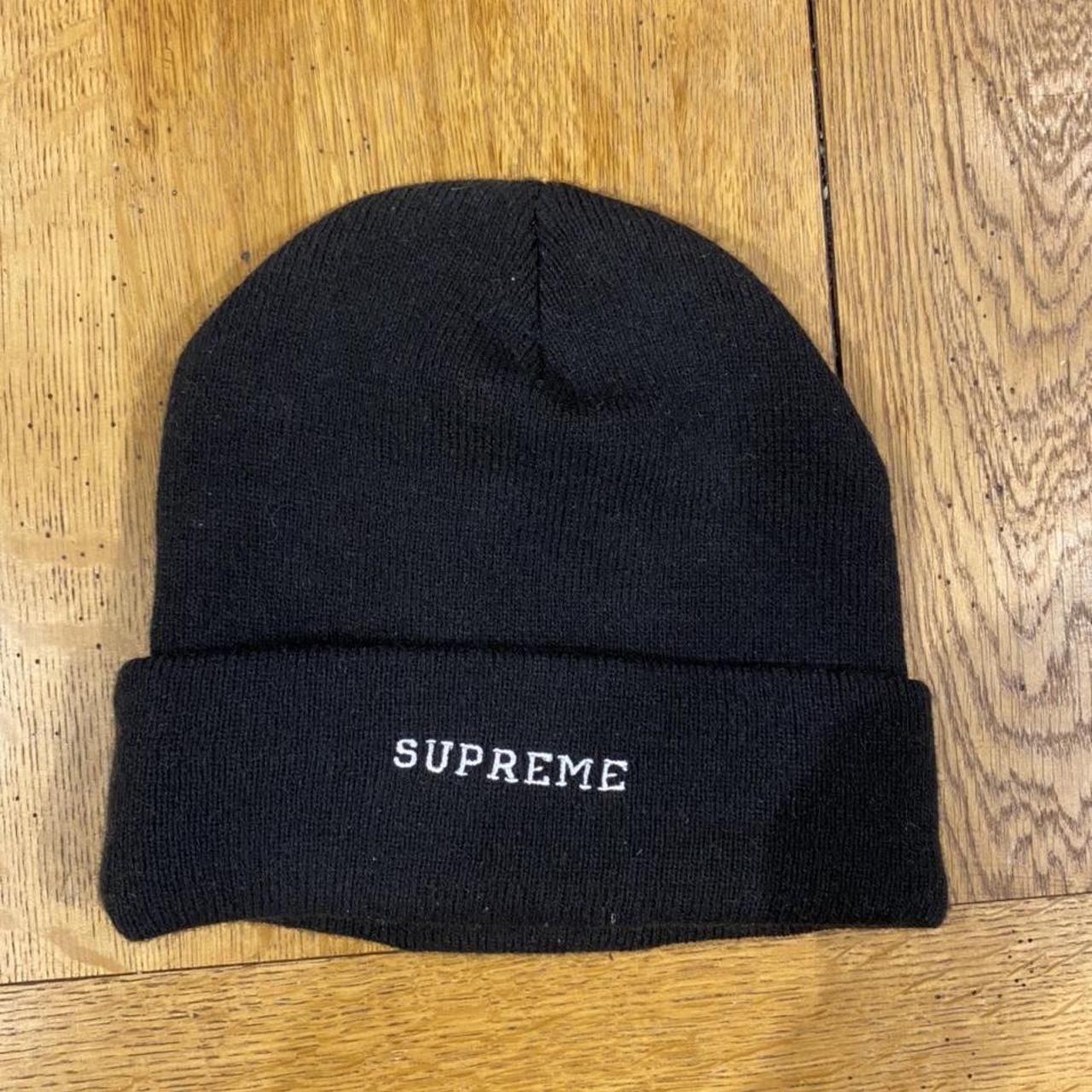 supreme x timberland beanie