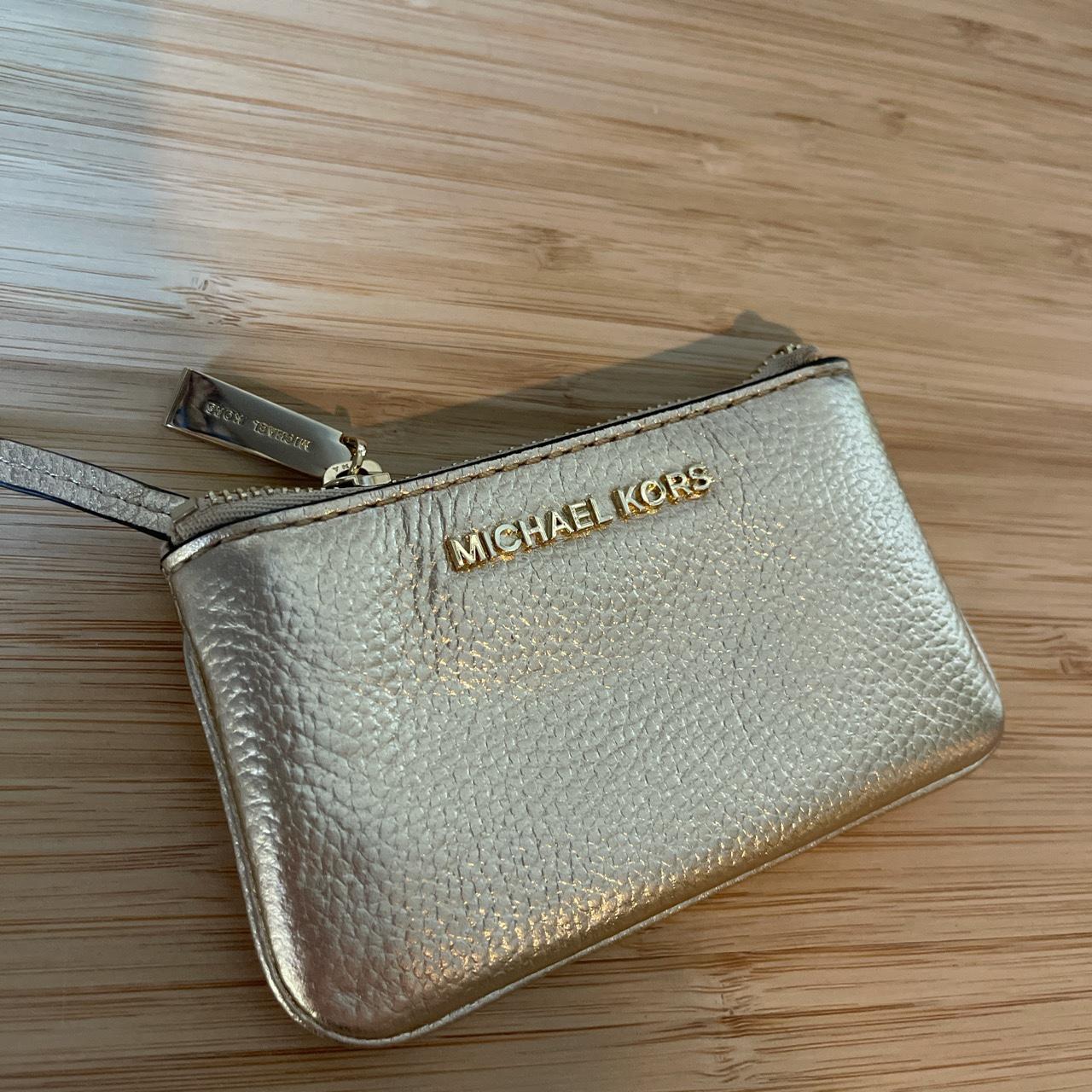 Michael kors clearance gold coin purse