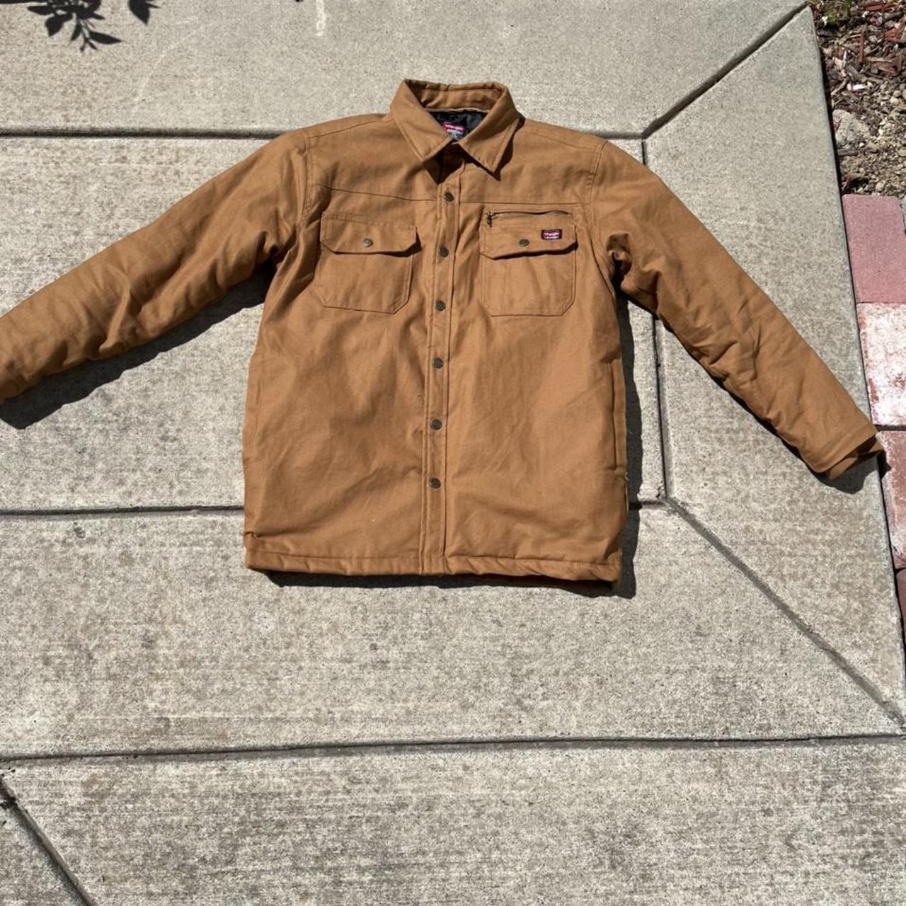 Wrangler Work Jacket. Great condition. Only used... - Depop