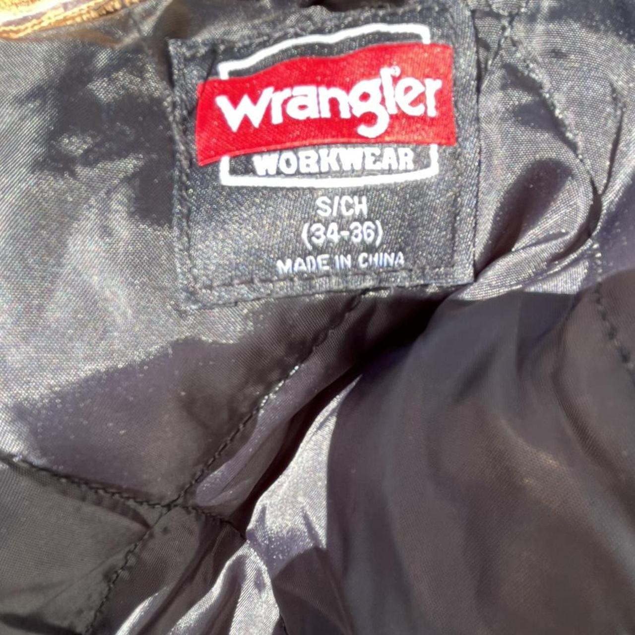 Wrangler Work Jacket. Great Condition. Only Used - Depop